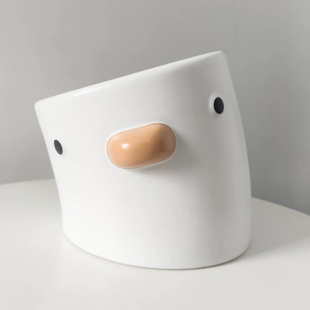Cute Chick Design Ceramic Pet Cat Dog Bowl MW017 Drinking Bowls for Small Puppy Dogs Adult Cats Feeding Food and Water 200/500Ml